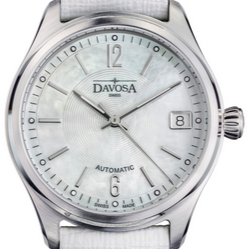 Newton Automatic Swiss-Made White Gray Ladies Watch 16619011 Ladies Davosa USA Official Distributor. Prices are Final. Tax & duties included. 34mm Silver PentaLink