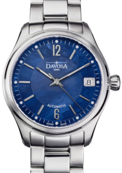 Newton Automatic Swiss-Made Blue Ladies Watch 16619040 Ladies Davosa USA Official Distributor. Prices are Final. Tax & duties included. 34mm Blue PentaLink