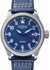 Aviator Quartz Swiss-Made, Blue, Men's Dress Watches - 16249845