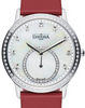Audrey Quartz Ladies Red Strap White Dial Watch-16755765