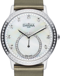 Audrey Quartz Swiss-Made White Pearl Ladies Dress Watch 16755725 Ladies Davosa USA Official Distributor. Prices are Final. Tax & duties included. 30mm White Leather