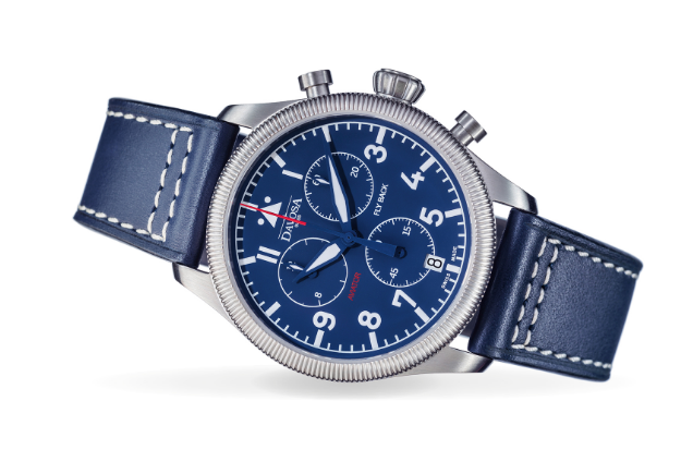 Aviator Fly Back Quartz Chronograph Blue Men's Pilot Watch 16249945 Pilot Davosa USA Official Distributor. Prices are Final. Tax & duties included.   