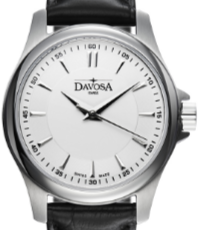 Classic Quartz Swiss-Made White Black Executive Watch 16758715 Classic Davosa USA Official Distributor. Prices are Final. Tax & duties included. 30mm White Leather