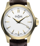 Classic Quartz Swiss-Made White Gold Executive Watch 16758915 Classic Davosa USA Official Distributor. Prices are Final. Tax & duties included. 30mm White Leather