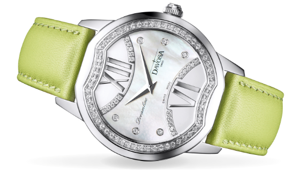 Dreamline II Quartz Swiss-Made Silver Green Ladies Watch 16755975 Ladies Davosa USA Official Distributor. Prices are Final. Tax & duties included.   