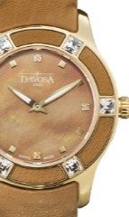 Irisea Quartz Swiss-Made Brown Brown Ladies Watch 16756885 Ladies Davosa USA Official Distributor. Prices are Final. Tax & duties included.   