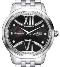 Dreamline II Quartz Swiss-Made Black Diamond Ladies Watch 16857655 Ladies Davosa USA Official Distributor. Prices are Final. Tax & duties included. 36mm Black PentaLink