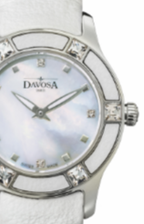 Irisea Quartz Swiss-Made Pearlescent White Ladies Watch 16756715 Ladies Davosa USA Official Distributor. Prices are Final. Tax & duties included.   