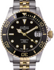 Ternos Medium Automatic Swiss-Made Black Gold Diver Watch 16619705
