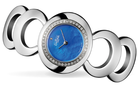 Vintage 60s Quartz Blue Ladies Watch 16857040 Ladies Davosa USA Official Distributor. Prices are Final. Tax & duties included.   