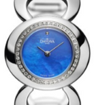 Vintage 60s Quartz Blue Ladies Watch 16857040 Ladies Davosa USA Official Distributor. Prices are Final. Tax & duties included. 30mm Blue Metal