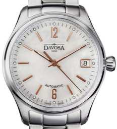 Newton Automatic Swiss-Made White Bronze Tone Ladies Watch 16619215 Ladies Davosa USA Official Distributor. Prices are Final. Tax & duties included. 34mm White-Bronze TriaLink