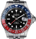 Ternos Ceramic Automatic GMT Swiss-Made Blue Red Diving Watch 16159006 GMT Davosa USA Official Distributor. Prices are Final. Tax & duties included. 40mm Pepsi TriaLink