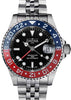 Ternos Ceramic Automatic GMT Swiss-Made, Blue/Red, Diving Watch - 16159006