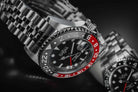 Ternos Ceramic Automatic GMT Black Red Diving Watch 16159009 Diver Davosa USA Official Distributor. Prices are Final. Tax & duties included.   