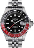 Ternos Ceramic Automatic GMT Black Red Diving Watch 16159009
