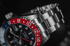 Ternos Ceramic Automatic GMT Swiss-Made Blue Red Diving Watch 16159060 Diver Davosa USA Official Distributor. Prices are Final. Tax & duties included.   