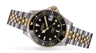 Ternos Medium Automatic Swiss-Made Black Gold Diver Watch 16619705 Diver Davosa USA Official Distributor. Prices are Final. Tax & duties included.