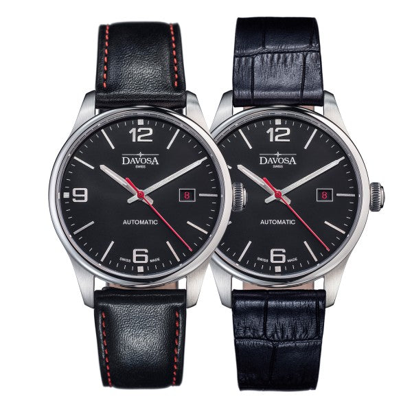 Gentleman Automatic 40mm Black Executive Watch 16156654 Executive Davosa USA Official Distributor. Prices are Final. Tax & duties included.   