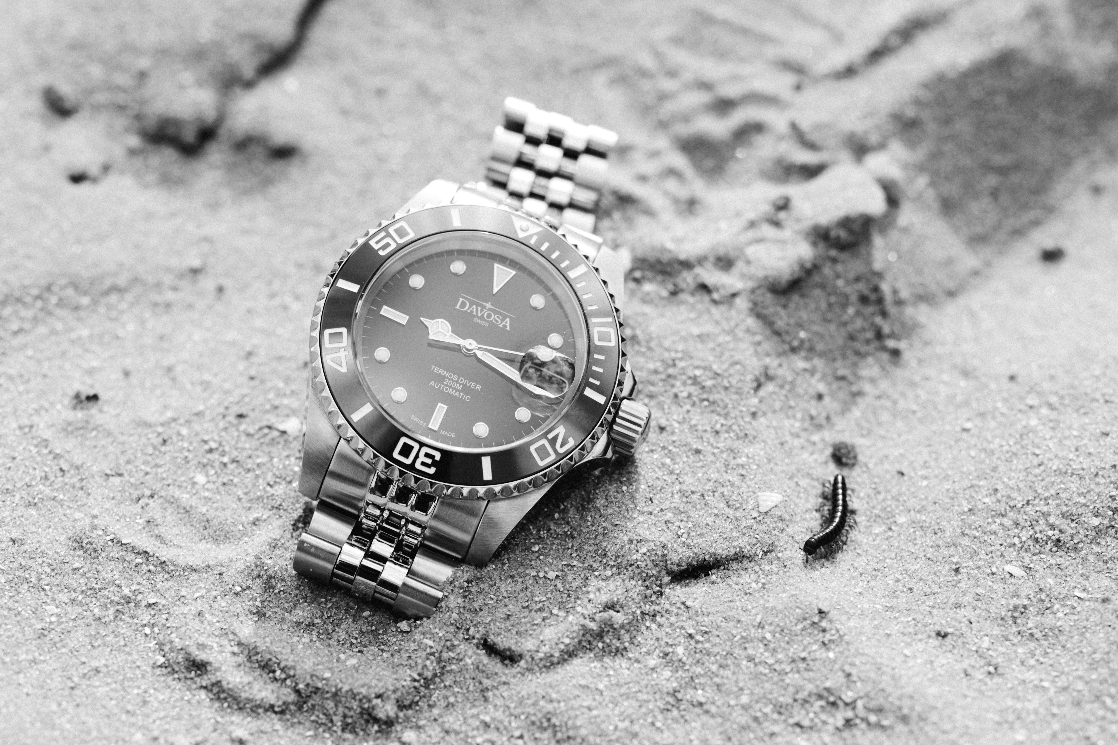 Ternos Ceramic Automatic Swiss-Made Black Diving Watch 16155505 Diver Davosa USA Official Distributor. Prices are Final. Tax & duties included.   